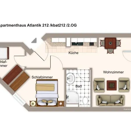 Apartmenthaus Atlantik Apartmenthaus Atlantik 212 * Kuehlungsborn